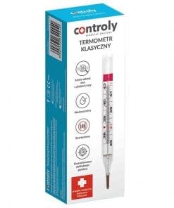 Termometr lekarski szklany Controlny - 1sztuki