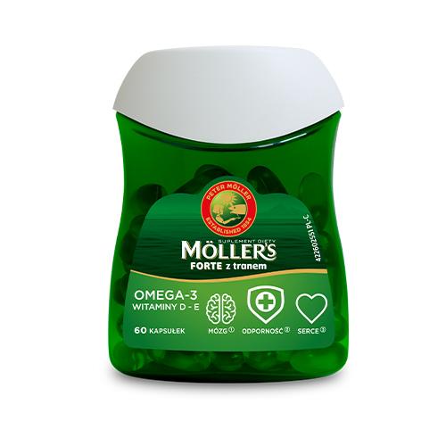 Mollers Forte z tranem 60 kapsułek