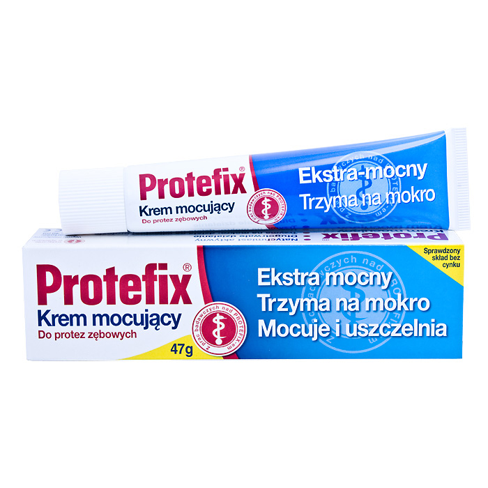 Protefix krem mocujący do protez zębowych extra mocny - 47g