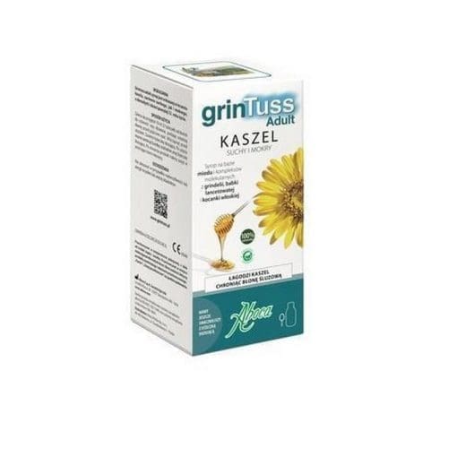 GrinTuss Adult kaszel suchy i mokry syrop dla dzieci powyżej 12 roku i dorosłych - 128g