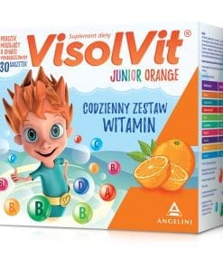 Visolvit Junior proszek musujący smak pomarańczowy - 30saszetek