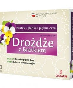 Drożdże z Bratkiem 60 tabletek