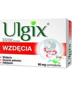 Ulgix Wzdęcia 80mg - 100kapsułek miękkich