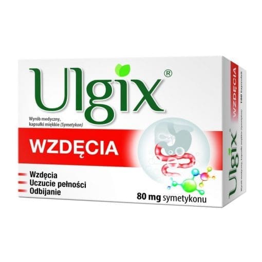Ulgix Wzdęcia 80mg - 100kapsułek miękkich