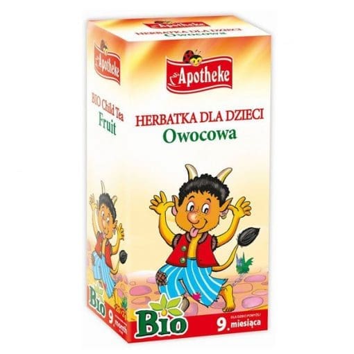 Apotheke Owocowa Bio, herbatka dla dzieci, 2 g x 20 saszetek