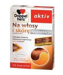 Doppelherz Aktiv Na włosy i skórę regeneracja 30 kapsułek
