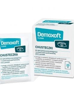 Demoxoft Clean chusteczki do pielęgnacji i oczyszczania powiek 20 sztuk