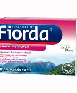 Fiorda smak malinowy - 30pastylek do ssania