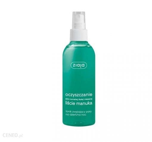 Ziaja Oczyszczanie liście manuka żel z peelingiem oczyszczający pory na dzień i na noc - 200ml