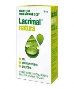 Lacrimal Natura krople na podrażnione oczy 10 ml