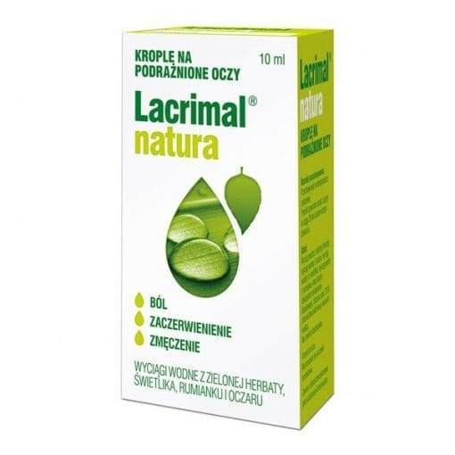 Lacrimal Natura krople na podrażnione oczy 10 ml