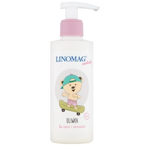 Linomag oliwka do codziennej pielęgnacji skóry dzieci i niemowląt od 1-go dnia życia 200 ml