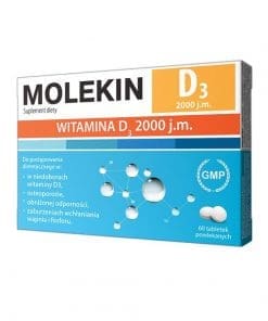 Molekin D3 2000 j.m. - 60tabletek