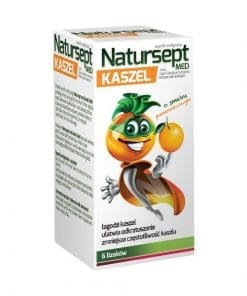 NaturSept Med Kaszel lizaki o smaku pomarańczowym 6 sztuk