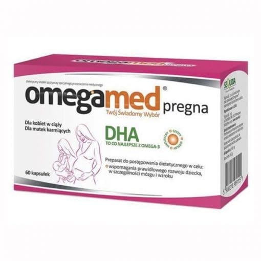 Omegamed Pregna DHA dla kobiet w ciąży i matek karmiących - 60kapsułek