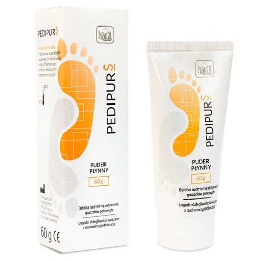 Pedipur S puder płynny przeciwpotny do stóp i dłoni - 60g