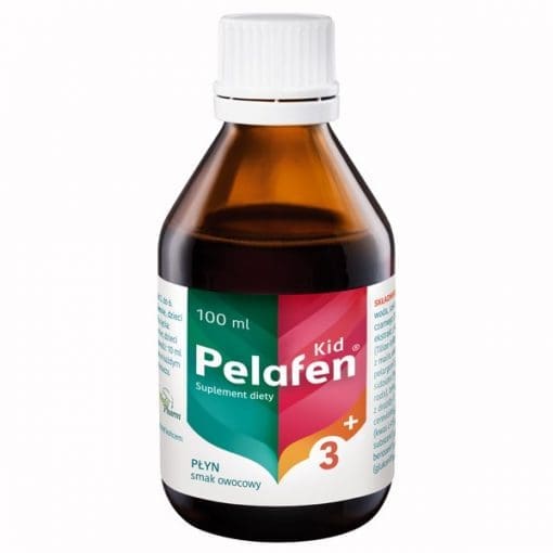 Pelafen Kid 3+ syrop dla dzieci powyżej 3 roku i dorosłych smak owocowy - 100ml - Image 2