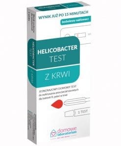 HelicobacteDomowe Laboratorium Helicobacter test z krwi 1 sztuka