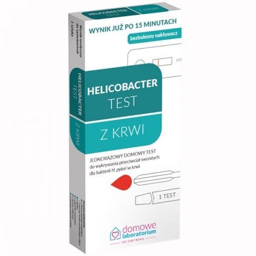 HelicobacteDomowe Laboratorium Helicobacter test z krwi 1 sztuka