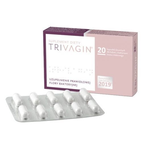 Trivagin bakterie kwasu mlekowego dla kobiet - 20kapsułek doustnych