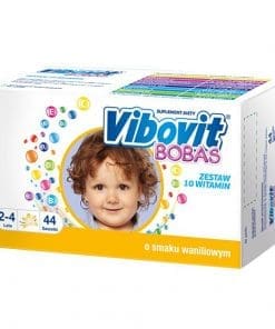 Vibovit Bobas dla dzieci w wieku od 2 do 4 lat smak waniliowy - 44saszetki