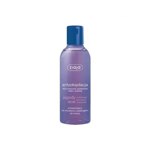 Ziaja Jagody Acai żel micelarny z peelingiem do twarzy - 200ml