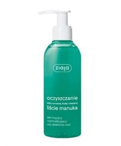 Ziaja Oczyszczanie liście manuka żel do mycia twarzy normalizujący na dzień i na noc - 200ml