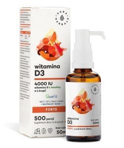 Aura Herbals Witamina D3 4000IU MCT Oil krople 50 ml