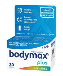 Bodymax Plus żeń-szeń + lecytyna + witaminy + minerały 30 tabletek