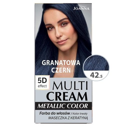 Joanna Multi Cream Metallic Color farba 42.5 - Granatowa Czerń