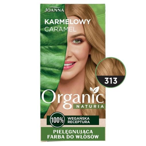 Joanna Organic Vegan farba 313-  Karmelowy