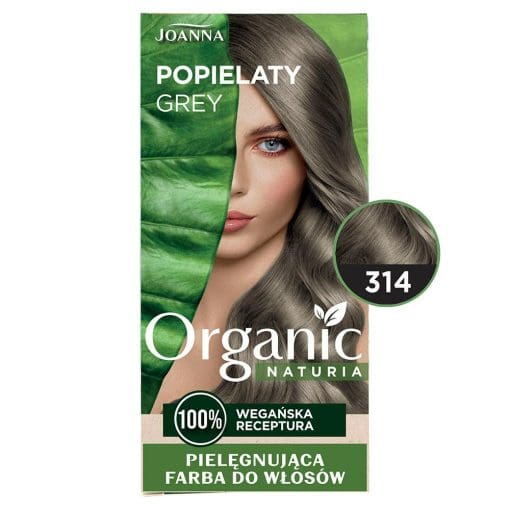 Joanna Organic Vegan farba 314 - Popielaty