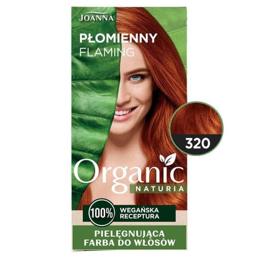 Joanna Organic Vegan farba 320 - Płomienny