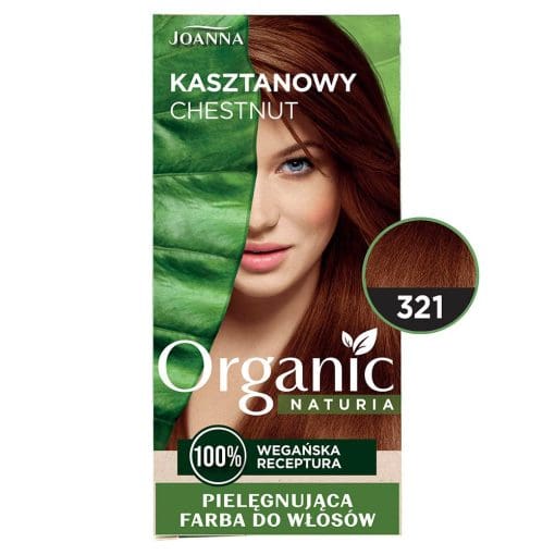 Joanna Organic Vegan farba 321 - Kasztanowy