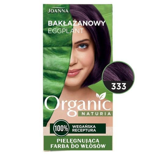 Joanna Organic Vegan farba 333 - Bakłażan