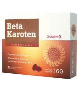 Colfarm Beta Karoten Plus - 60 kapsułek