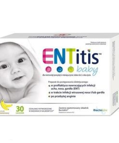 ENTitis Baby smak bananowy dla dzieci powyżej 6 miesiąca życia 30 saszetek
