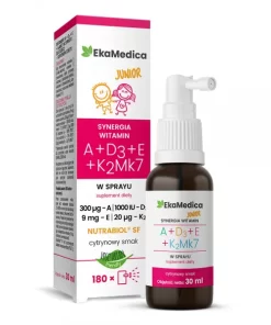 Ekamedica Junior Synergia Witamin A + D3 + E + K2 MK7 30 ml