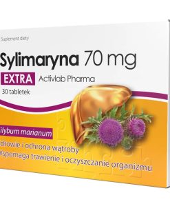 Sylimaryna Extra 70 mg Wspomaga Wątrobę i Trawienie - 30 kapsułek