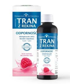 Domowa Apteczka Tran z rekina smak malinowy 250 ml [Nowa formuła]