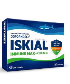 Iskial Immuno Max + Czosnek 120 kapsułek