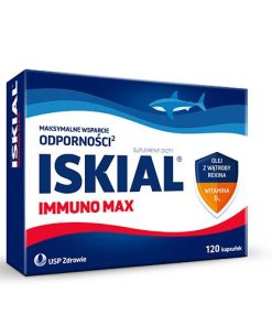 Iskial Immuno Max olej z wątroby rekina 120 kapsułek