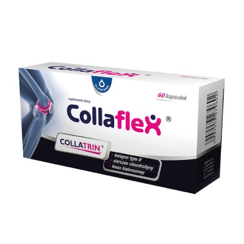 Collaflex kolagen typu II + kwas hialuronowy + siarczan chondroityny 60 kapsułek