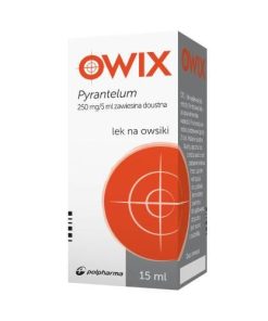 Pyrantelum Owix 250 mg/5ml zawiesina doustna 15 ml
