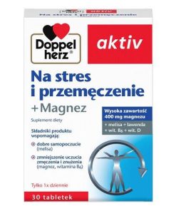 Doppelherz Aktiv Na stres i przemęczenie + magnez 30 tabletek