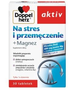 Doppelherz Aktiv Na stres i przemęczenie + magnez 30 tabletek