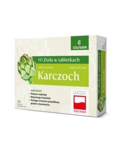 Colfarm Karczoch zioła w tabletkach 30 tabletek
