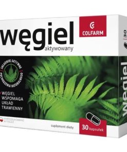Colfarm Węgiel aktywowany 30 kapsułek