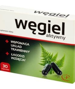 Węgiel Aktywny Colfarm - 30kapsułek