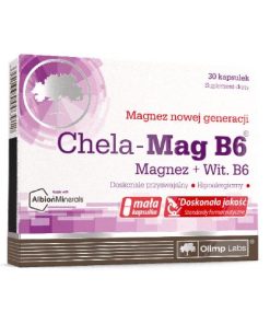 Olimp Chela-Mag B6 Magnez + Wit B6 - 30 kapsułek